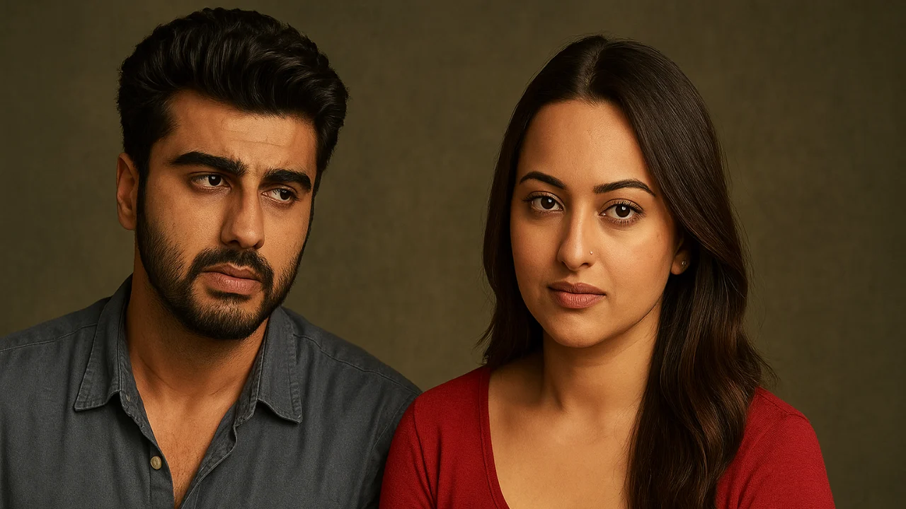 Arjun Kapoor and Sonakshi Sinha at a film event