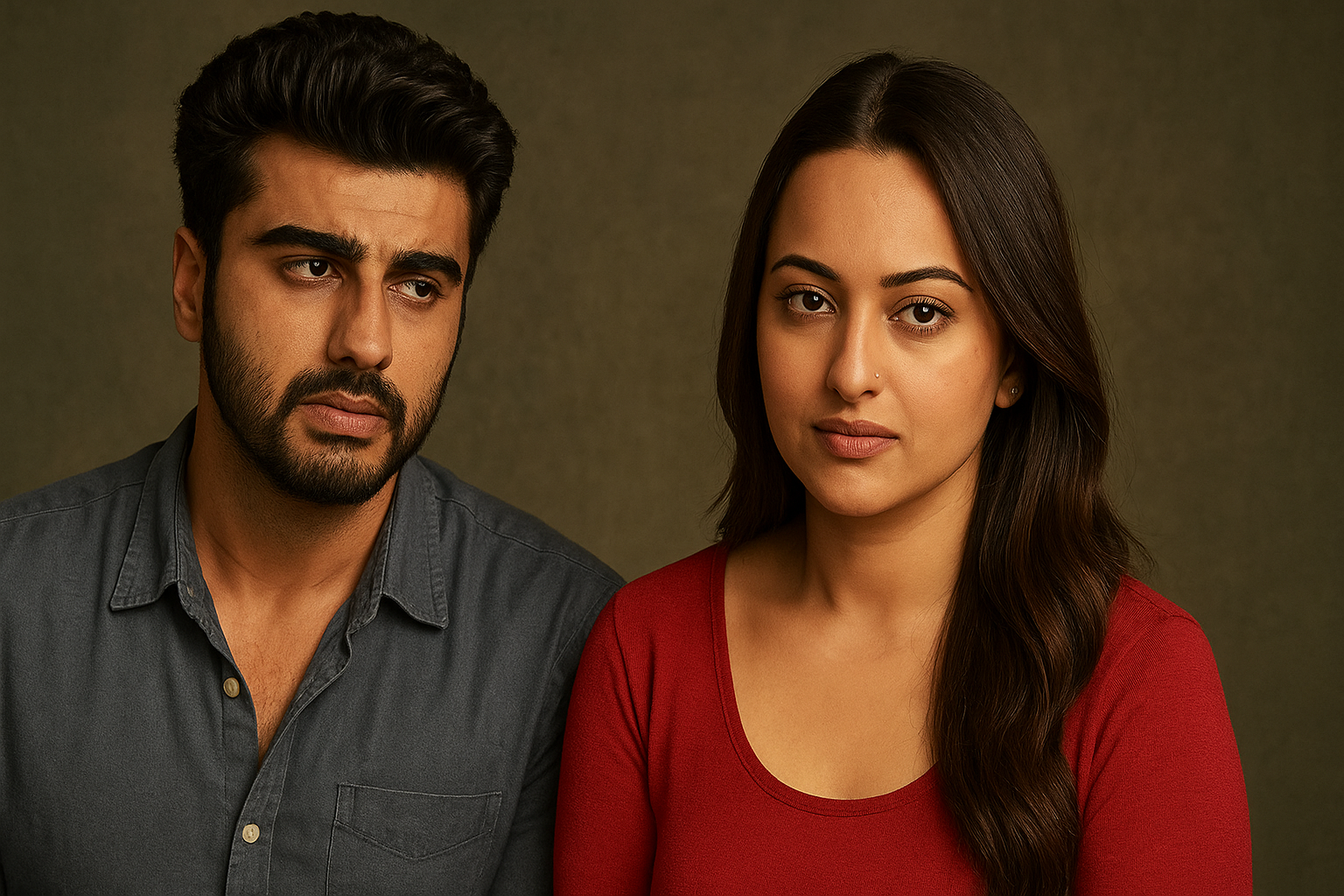 Arjun Kapoor and Sonakshi Sinha at a film event